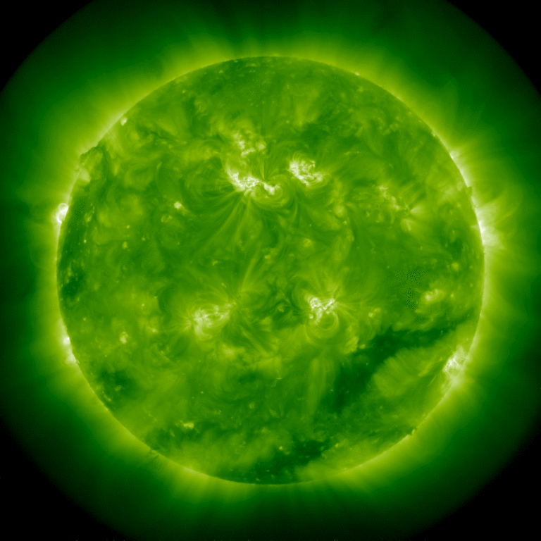 Is the Sun green?